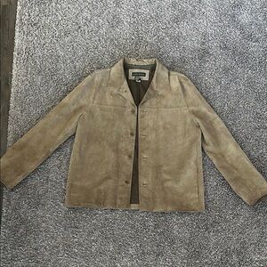 VINTAGE 100% leather Banana Republic jacket